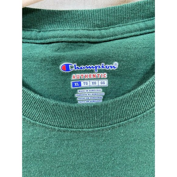 Disney´s Cheer Squad Champion Shirt Adult Extra Large Green Logo Pullover Mens - Picture 4 of 8